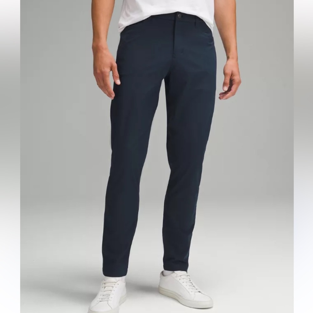 - Lululemon ABC Slim-Fit 5 Pocket Pant Navy Blue Men’s 
Size 30
